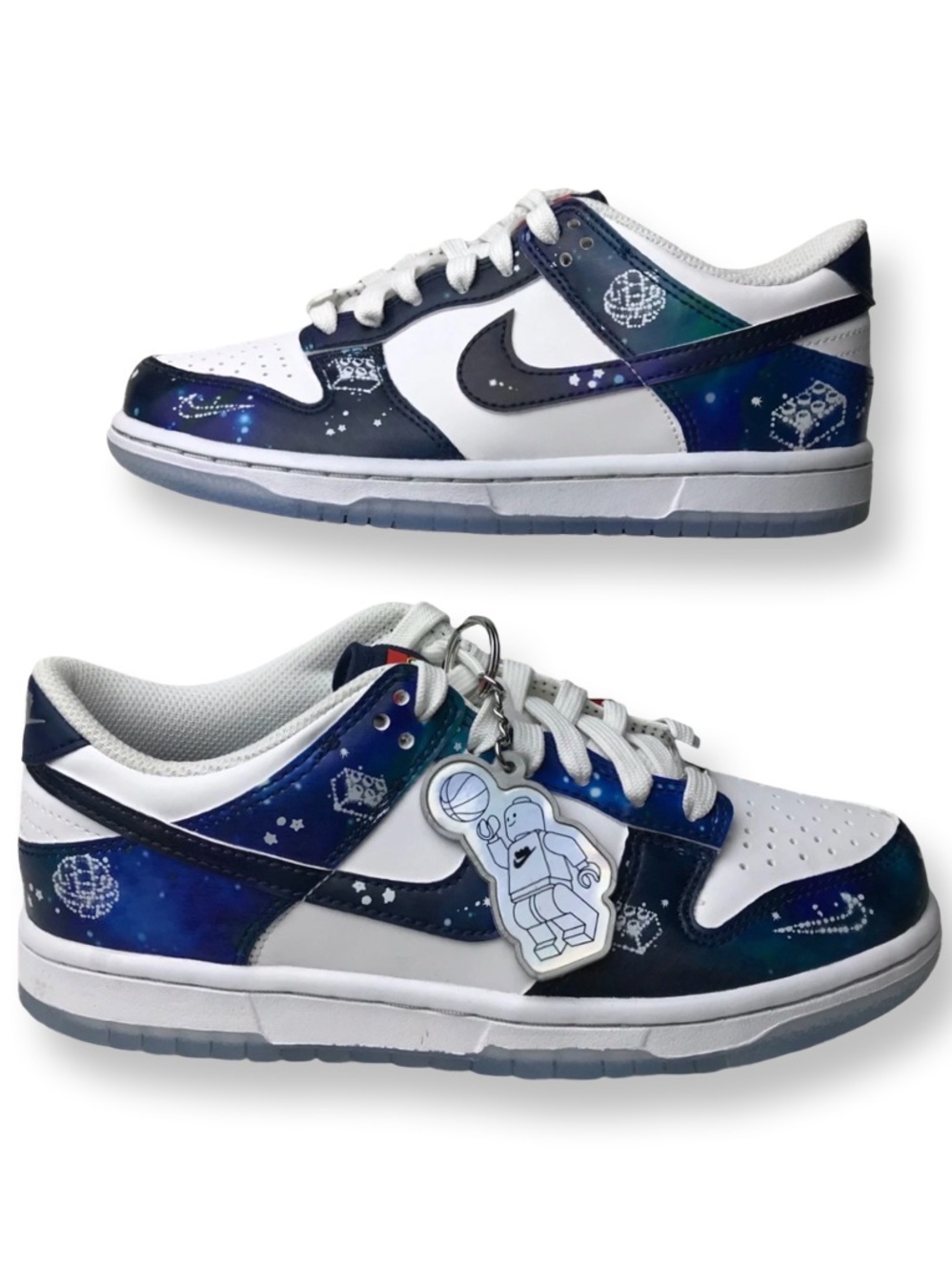 Nike Dunk Low x LEGO Galaxy sneakers in Youth Size 7Y brand new!